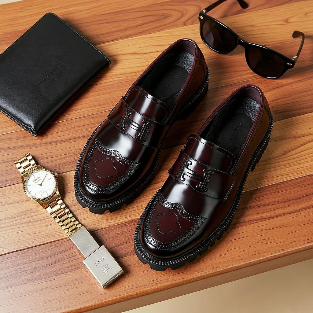 Zapatos de Cuero Artesanales para Hombre