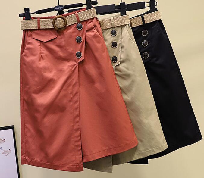 Falda corta de sarga Fiorella™con cinturón / ¡La prenda holgada con la belleza atemporal que te encanta!